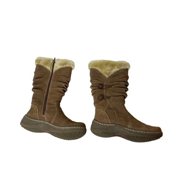 Bare traps stay dry system women’s brown boots with zipper and buttons - Picture 3 of 10